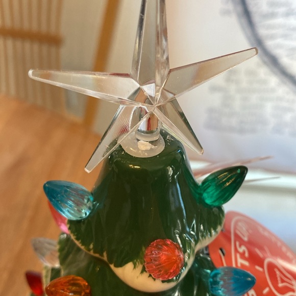 New ceramic light up table top tree 9” - Picture 2 of 2